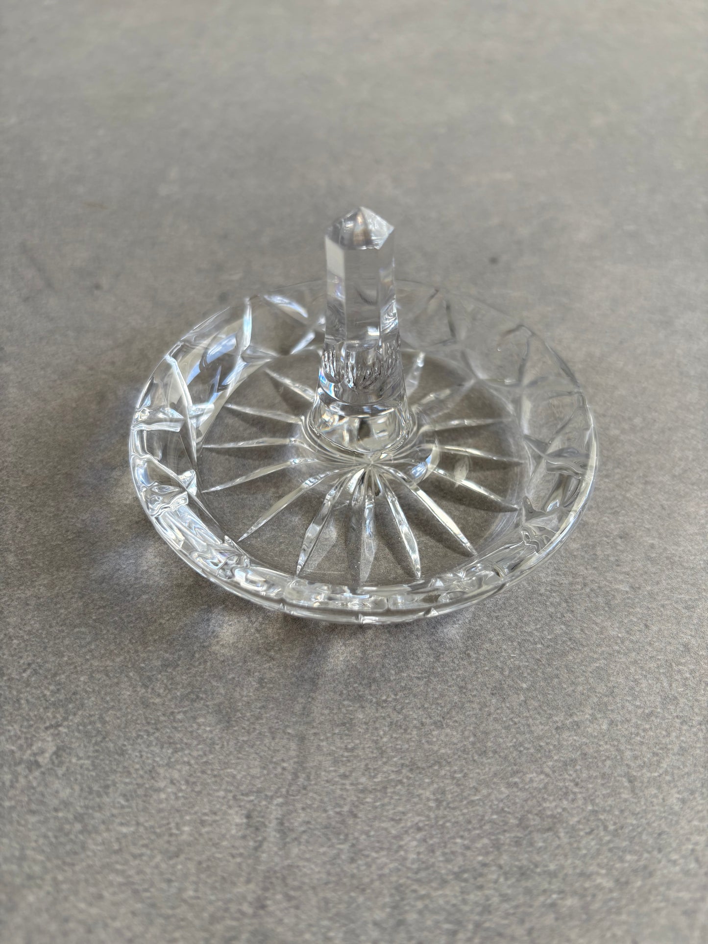 Vintage Crystal Ring Holder