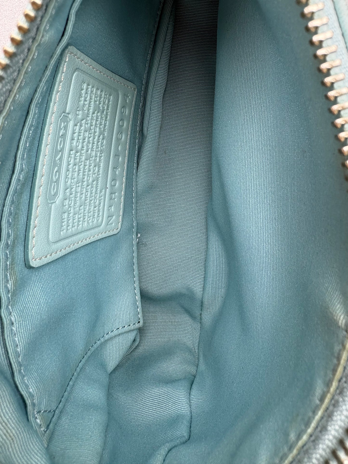 Coach Demi Blue Monogram