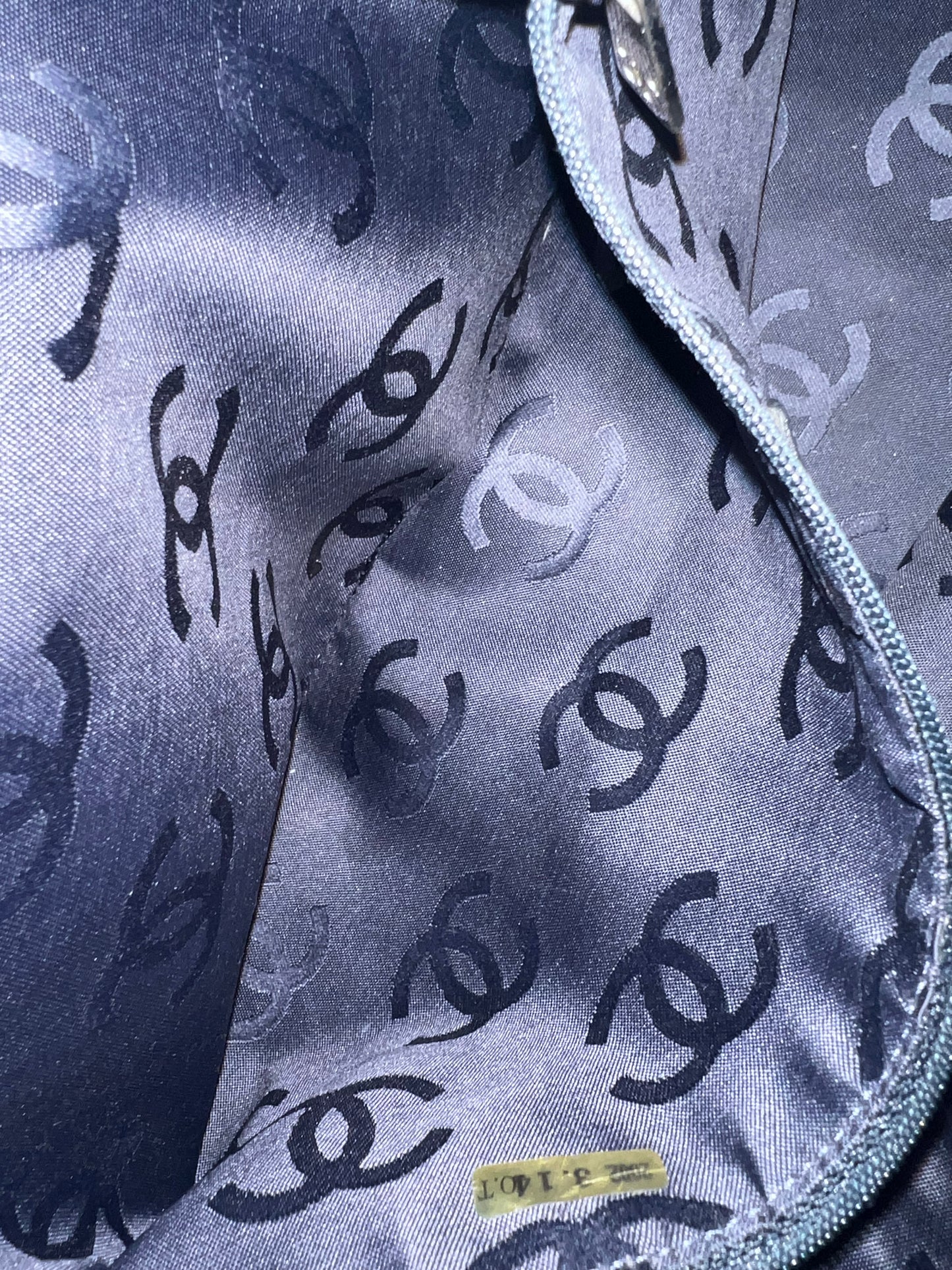 Chanel CC Denim Hobo Shoulder Bag