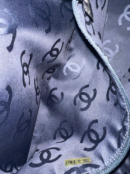 Chanel CC Denim Hobo Shoulder Bag