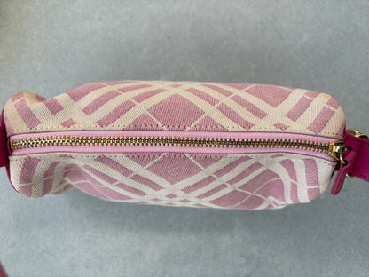 Burberry Pink Nova Check Mini Shoulder Bag