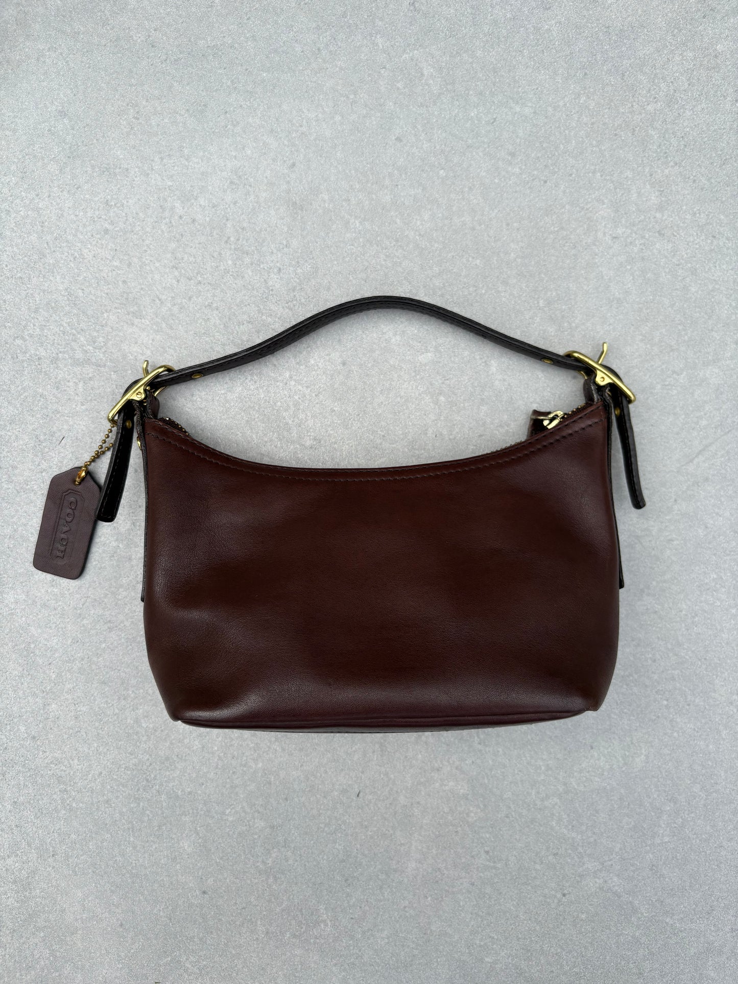 Coach Maroon Leather Bag