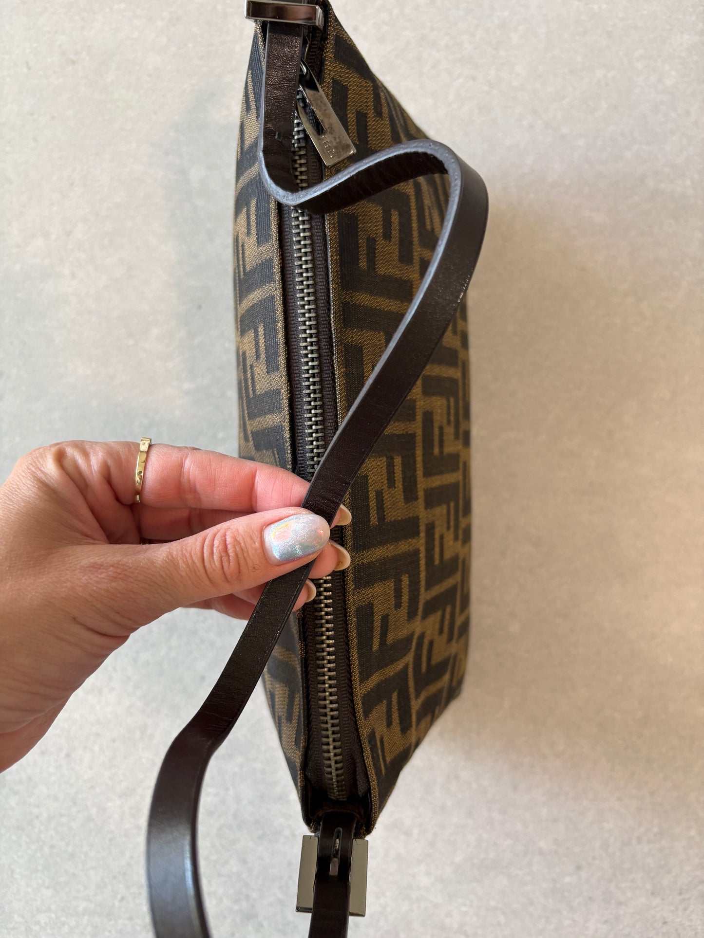 Fendi Baguette Shoulder Bag with Dust Bag