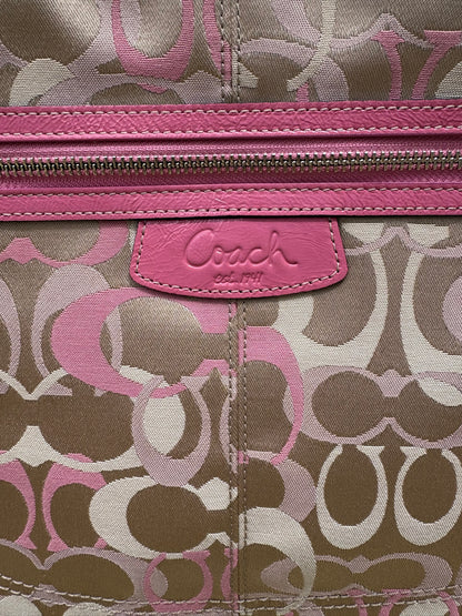 Coach Rare Penelope Pink Optic Shoulder Bag