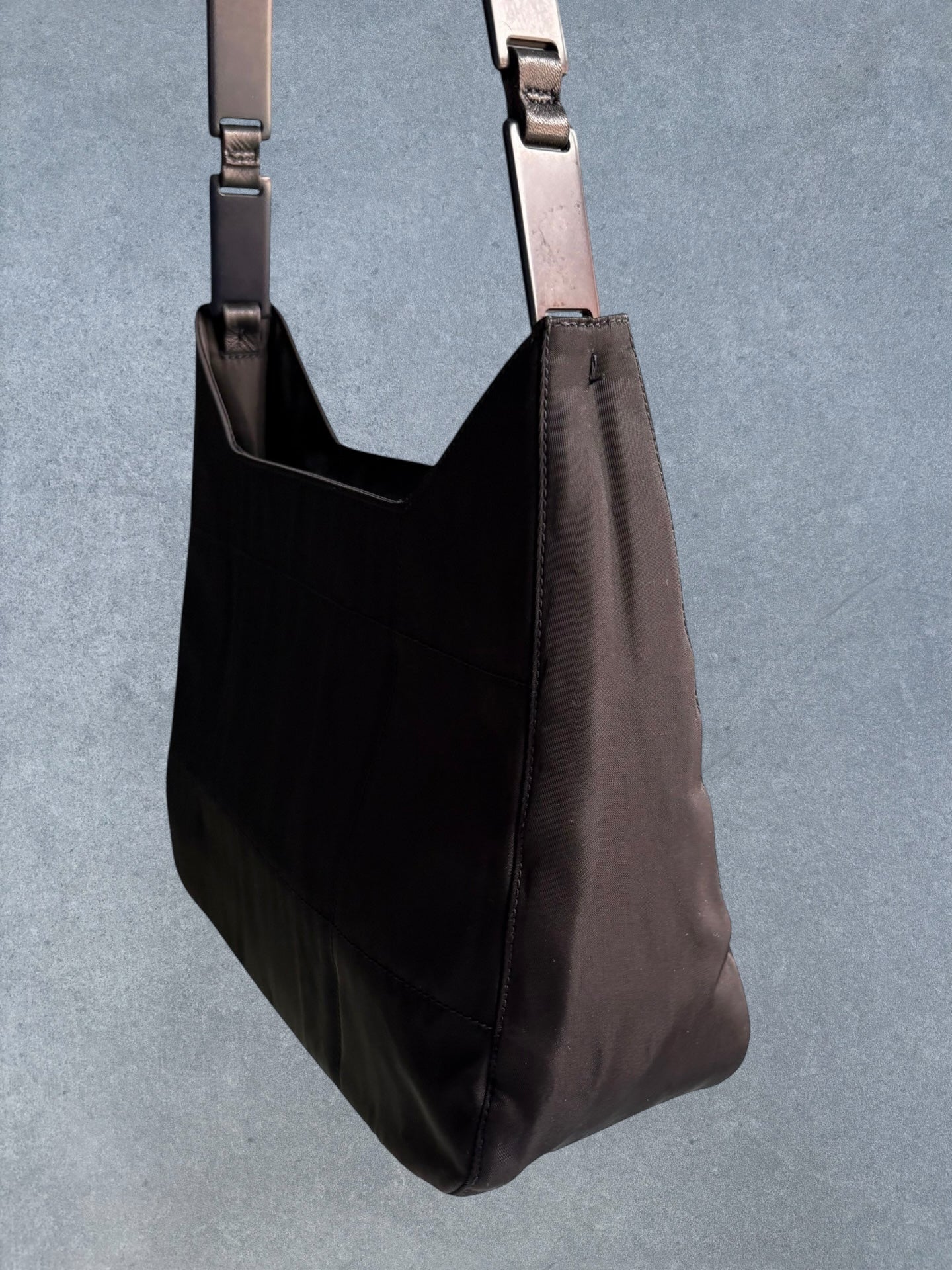 Prada Black Nylon Shoulder Bag