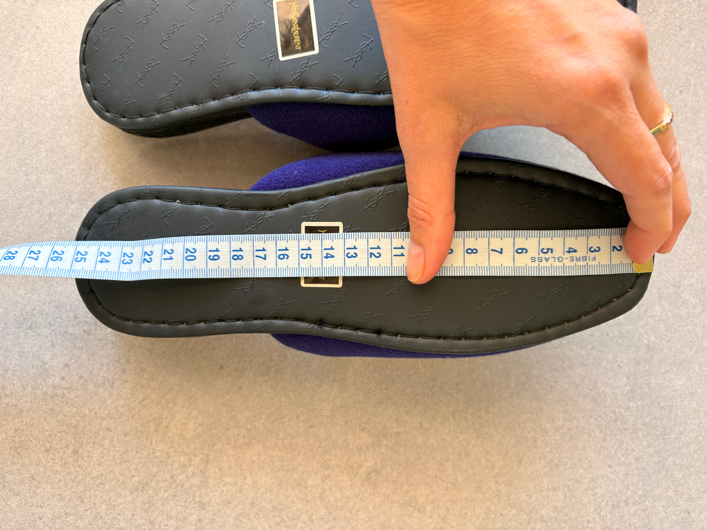 Yves Saint Laurent Slippers Purple US 8