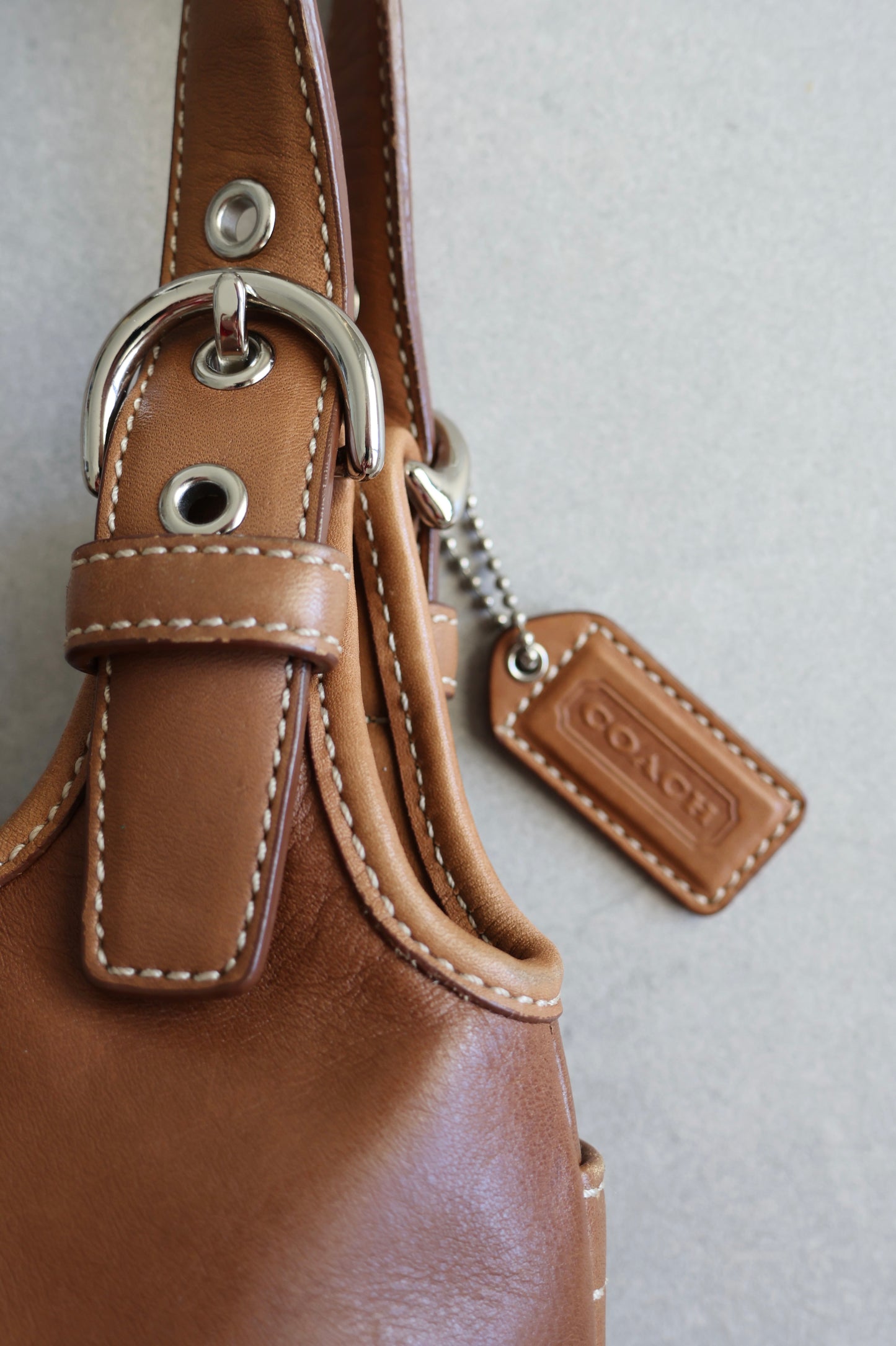 Coach Soho Brown Hobo Leather Shoulder Bag