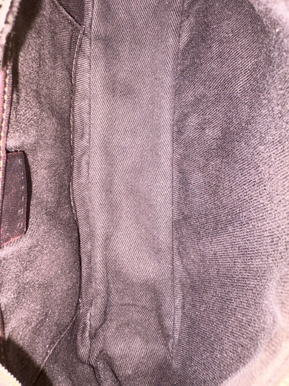 Celine Brown Monogram Macadam Shoulder Bag