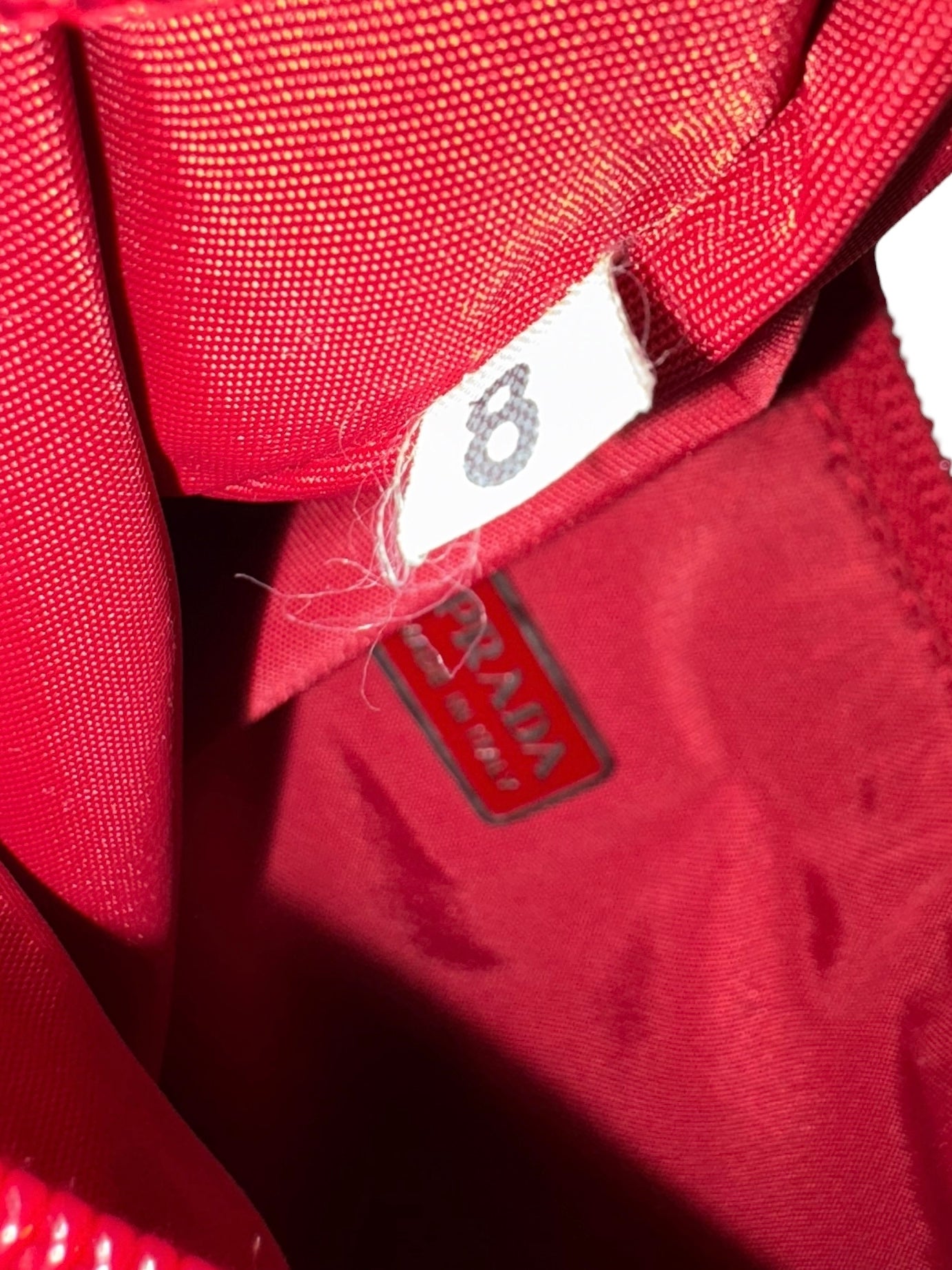 Prada Red Re-edition 2000 Nylon bag