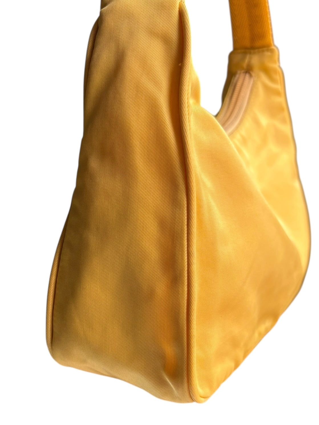 Prada Yellow Re-edition 2000 Nylon bag