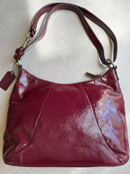 Coach Soho Plum Patent Leather Shoulder Bag