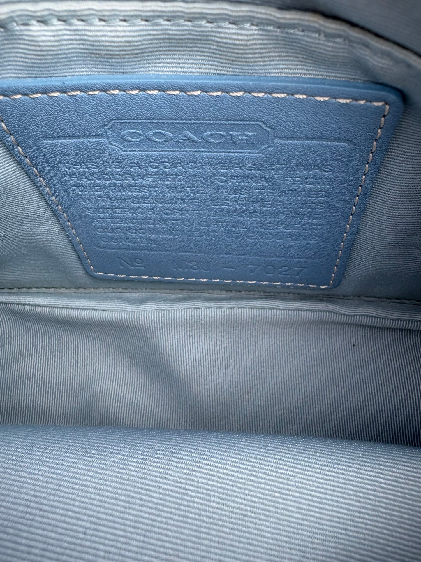 Coach RARE Demi Optic Blue