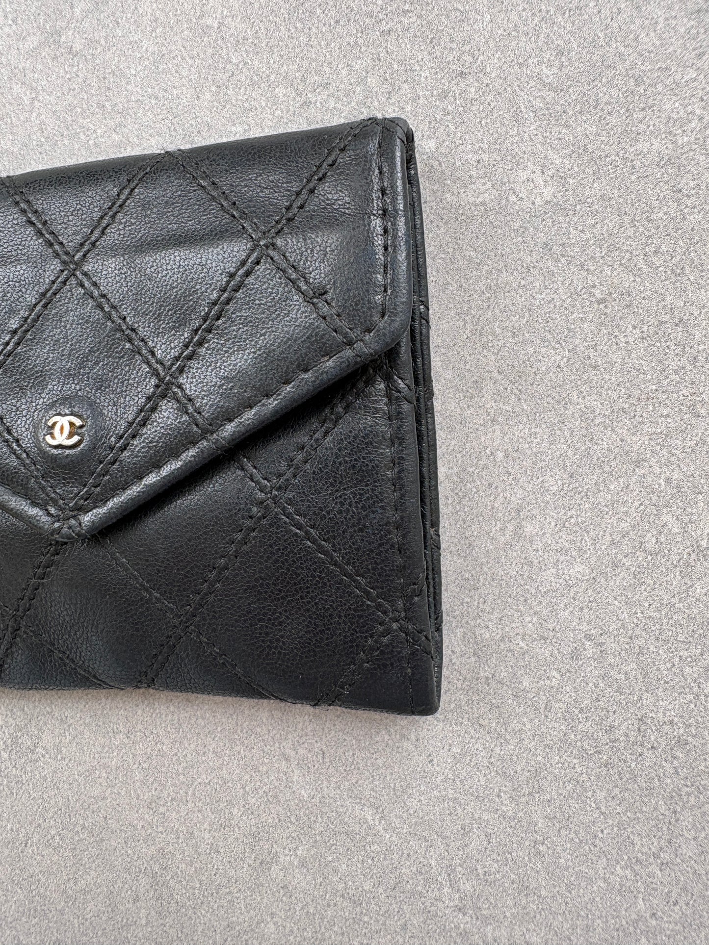 Chanel Black Leather Purse