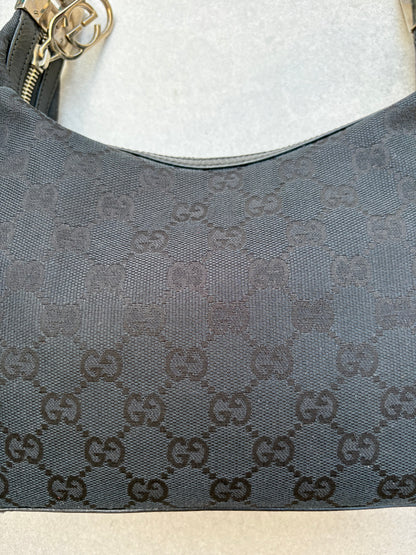 Gucci Black Monogram Handbag