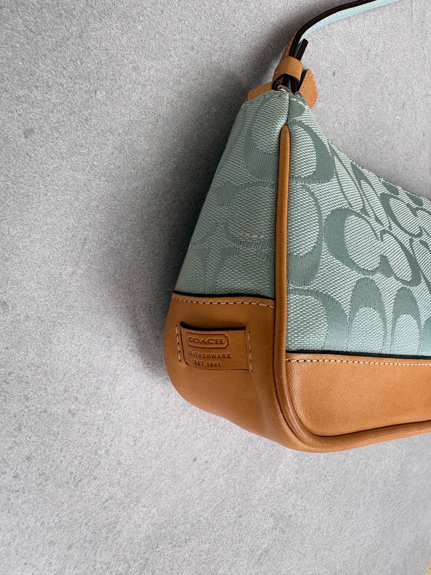 Coach Demi Blue Monogram