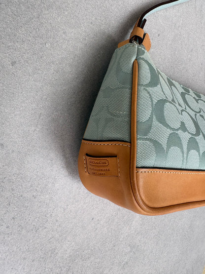 Coach Demi Blue Monogram