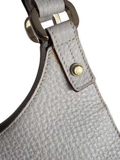 Gucci GG White Leather Jackie Bag
