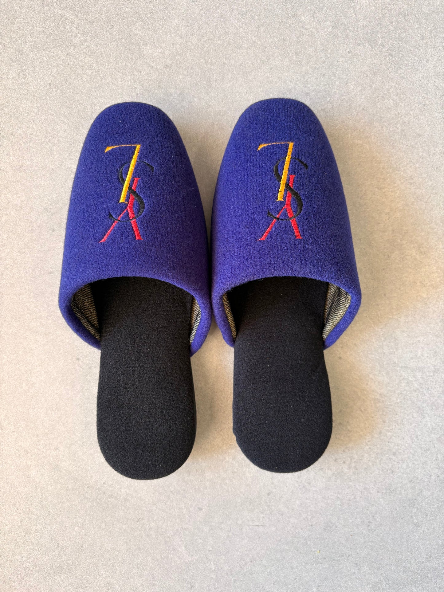 Yves Saint Laurent Slippers Purple US 8