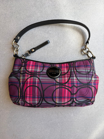 Coach Poppy Tartan Shoulder Bag