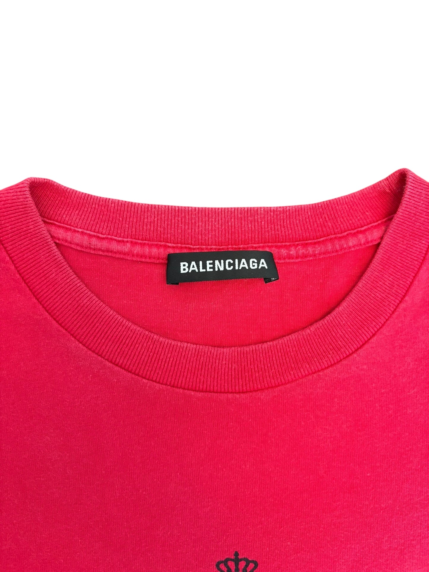Balenciaga Red Oversized Tee