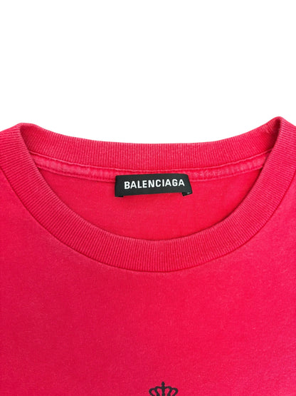 Balenciaga Red Oversized Tee