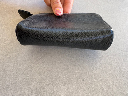 Chanel Black Cavier Leather with Gold Hardware