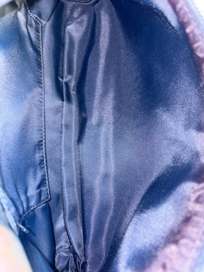 Christian Dior 2000s Blue Trotter Monogram Shoulder Bag