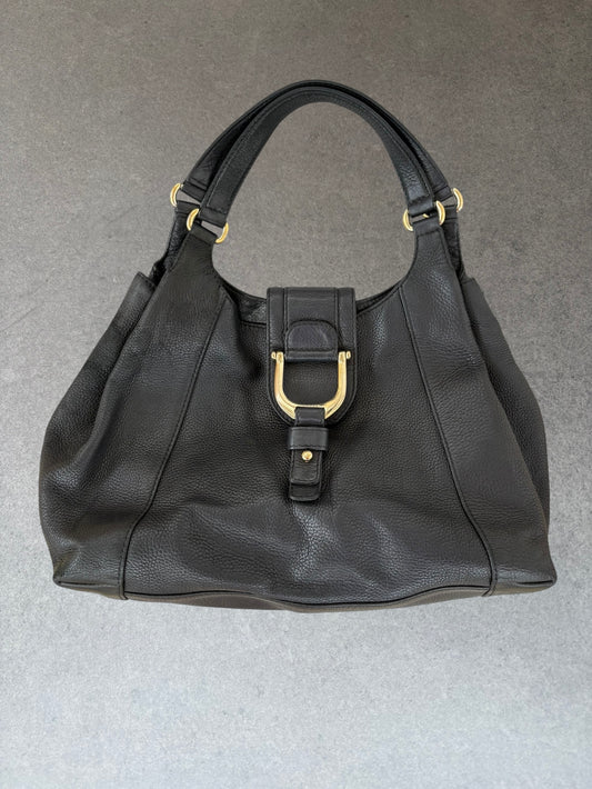 Gucci Hobo Horsebit Leather Bag Large