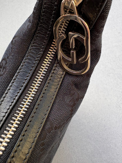 Gucci Black Monogram Handbag