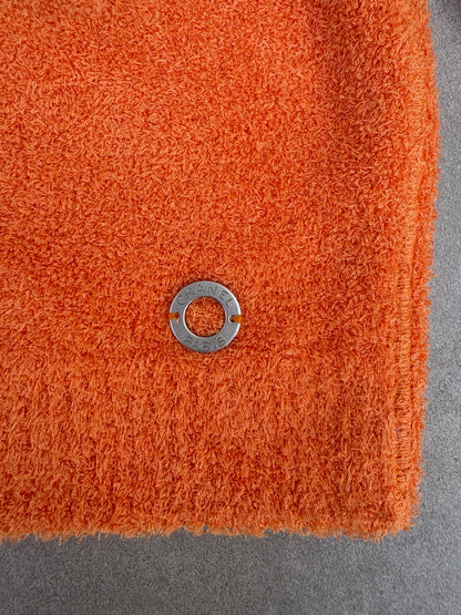 Chanel Orange Cardigan Size M