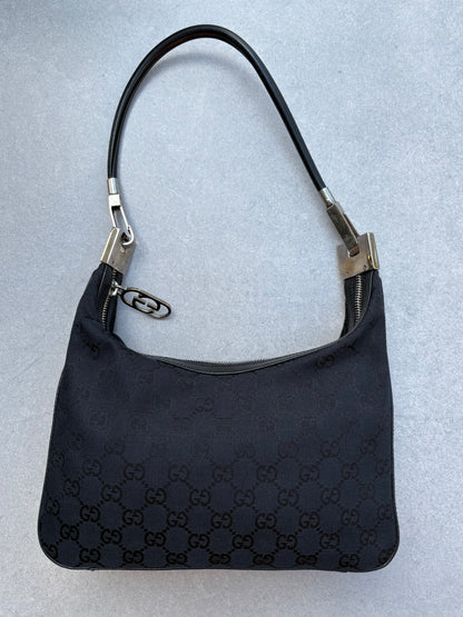 Gucci Black Monogram Handbag
