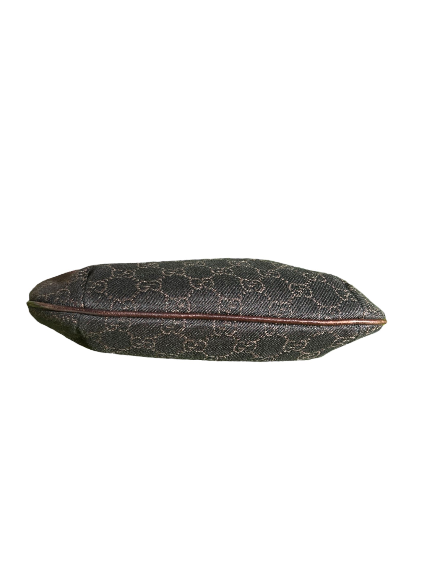 Gucci Brown GG Canvas and Leather Pochette