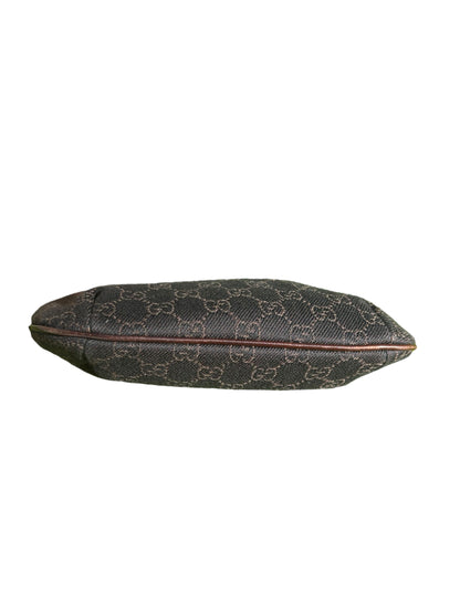 Gucci Brown GG Canvas and Leather Pochette