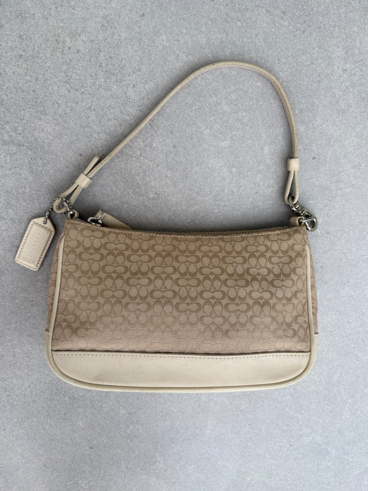 Coach Demi Beige Shoulder Bag