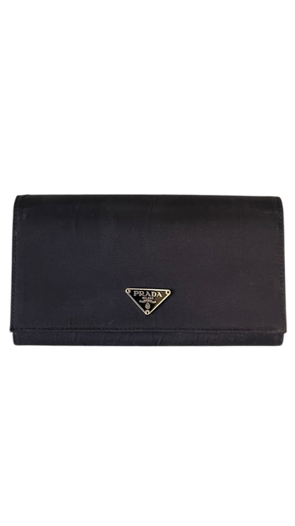 Prada Long Wallet Black