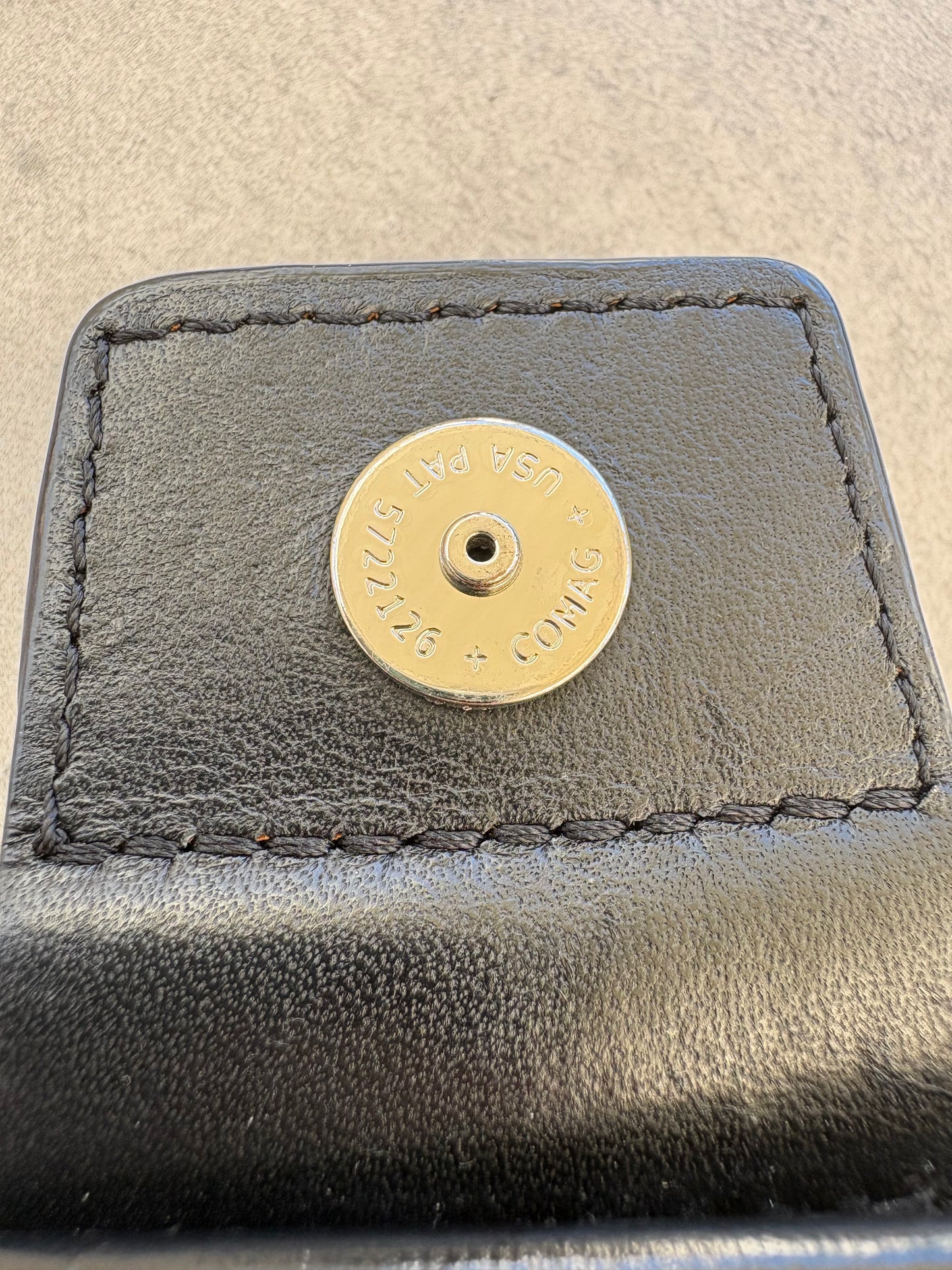 Coach Soho Black Monogram Shoulder Bag
