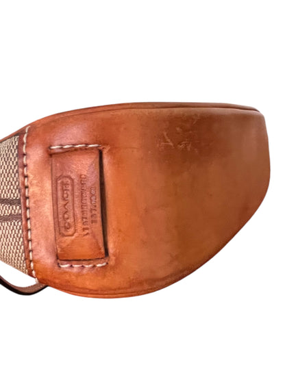 Coach Signature Demi Tan with Coach Charm