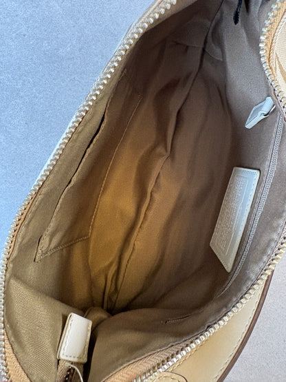 Coach Poppy Beige Shoulder Bag