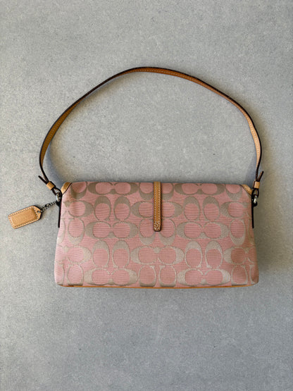 Coach Pink Shoulder Bag with Clasp