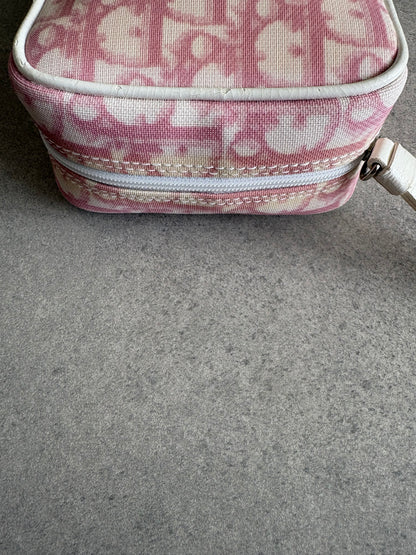 Dior Trotter Canvas Pouch Pink