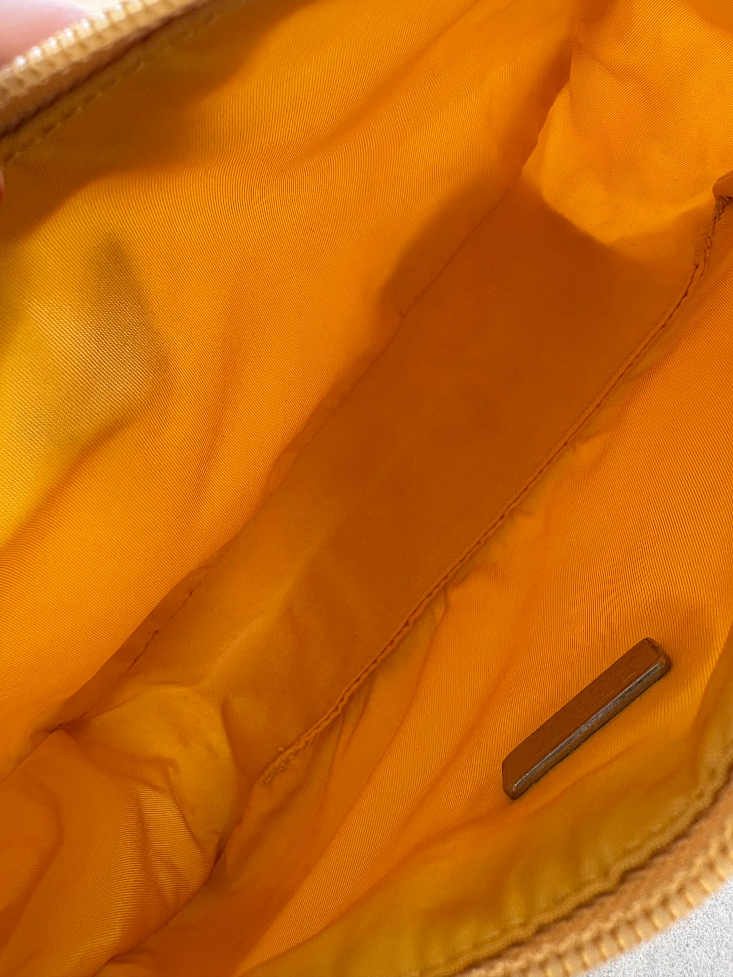 Prada Yellow Re-edition 2000 Nylon bag