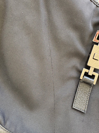 Gucci Black Leather and Material Jackie Bag