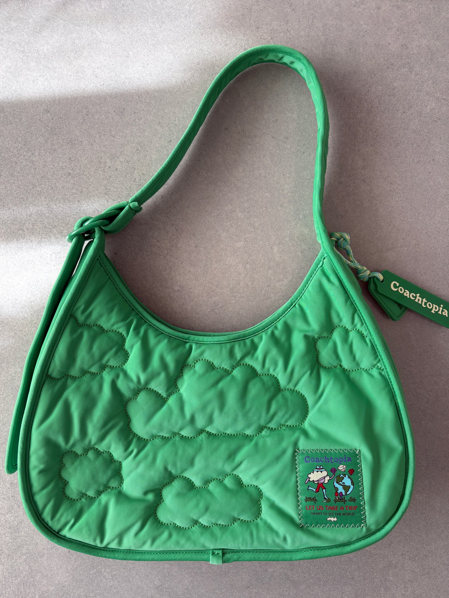 Coachtopia Ergo Bag Green Shoulder Bag