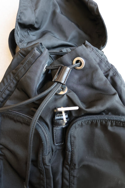 Prada Black Re-edition 2000 Nylon Backpack