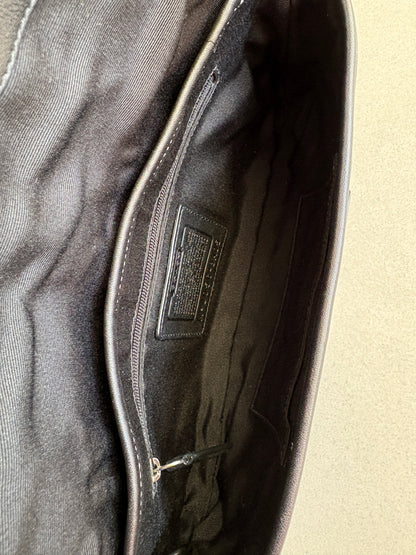 Coach Soho Black Leather Shoulder Bag