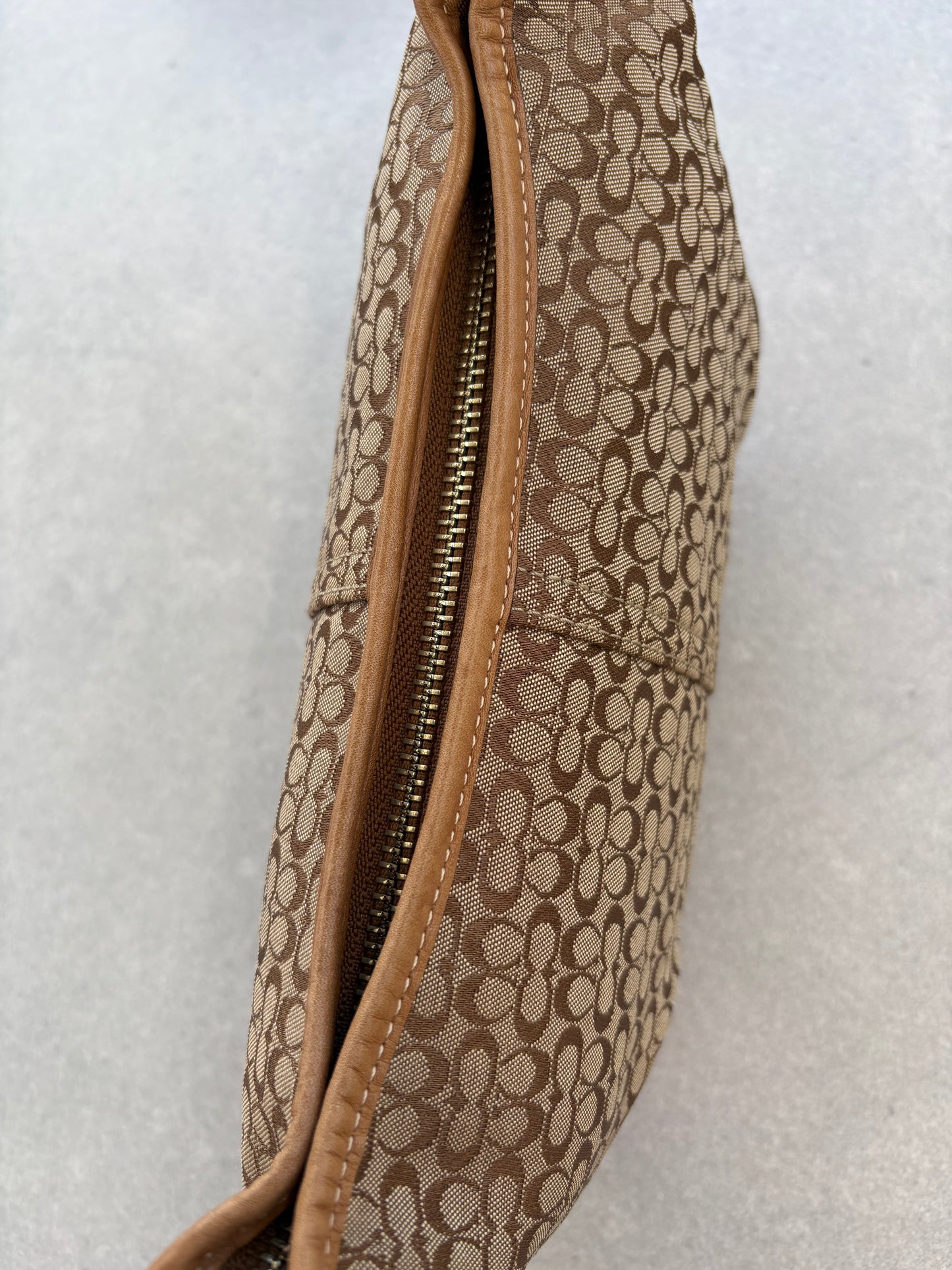 Coach Soho Monogram Bag Brown with Dustbag
