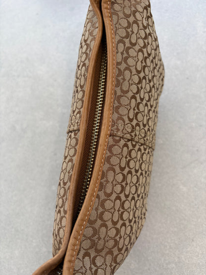 Coach Soho Monogram Bag Brown with Dustbag