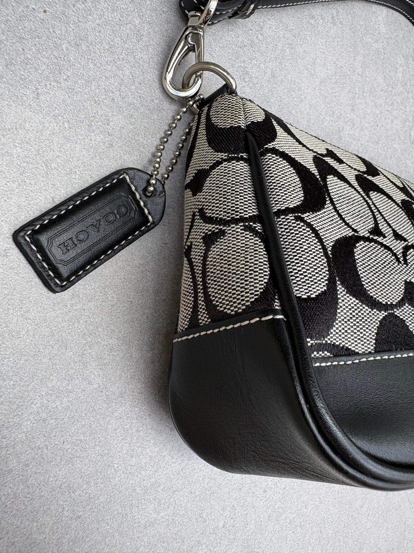 Coach Signature Monogram Demi Black