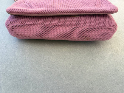 Prada Knit Shoulder Bag Pink