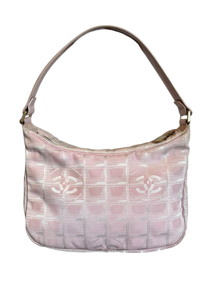 Chanel Pink Travel Line Shoulder Bag 2000s